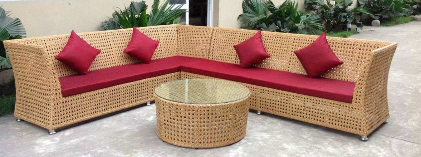 SOFA MÂY NHỰA CAO CÂP