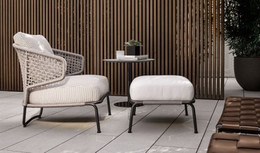 Sofa mây nhựa cực phẩm sang trọng, dễ chịu khi ngồi