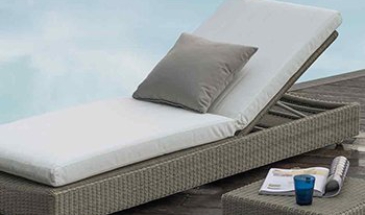 Điểm nổi bật của bàn ghế giả mây tại các khu resort mới