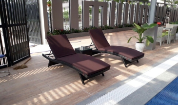 Cơ hội được xem tận mắt những sản phẩm ghế hồ bơi giả mây sản xuất thực tế