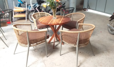 Tìm hiểu thêm về kiểu dáng các loại sợi nhựa trên bàn ghế giả mây