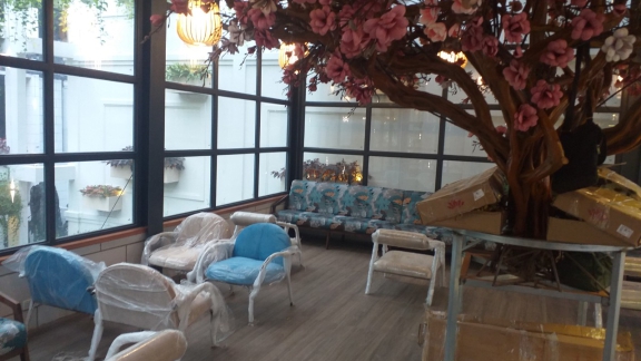 Đơn hàng bàn ghế sắt quán cafe cho anh chủ quán dễ thương tại Cần Thơ