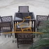 BÀN GHẾ MÂY NHỰA MGN18