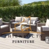 BÀN GHẾ SOFA NGOÀI TRỜI GIẢ MÂY MSP25