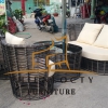 BỘ BÀN GHẾ SOFA  ĐAN SỢI DÂY NHỰA GIẢ MÂY CHUYÊN DÙNG NGOÀI TRỜI