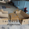 BỘ BÀN GHẾ SOFA  ĐAN SỢI NHỰA GIẢ MÂY CAO CẤP CHUYÊN DÙNG NGOÀI TRỜI MSP:14