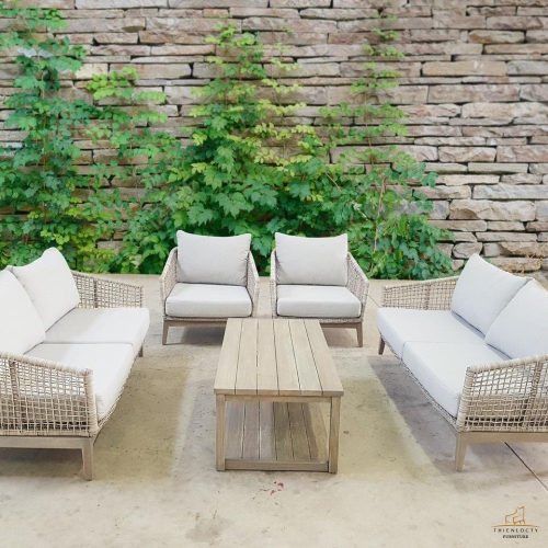 BÀN GHẾ SOFA NGOÀI TRỜI GIẢ MÂY 23