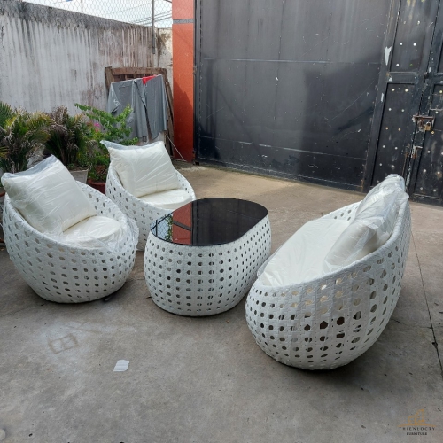 BÀN GHẾ SOFA NGOÀI TRỜI GIẢ MÂY 12