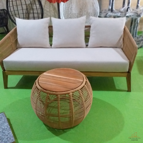 BÀN GHẾ SOFA NGOÀI TRỜI GIẢ MÂY 15