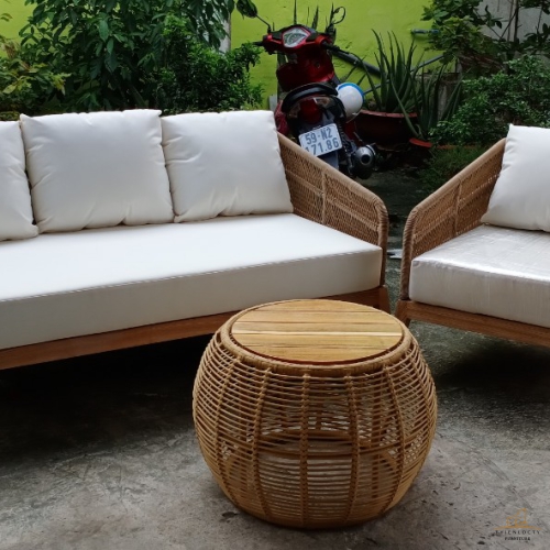 BÀN GHẾ SOFA NGOÀI TRỜI GIẢ MÂY 17