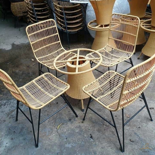BÀN GHẾ MÂY NHỰA MGN23