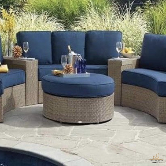 BÀN GHẾ SOFA NGOÀI TRỜI GIẢ MÂY 07