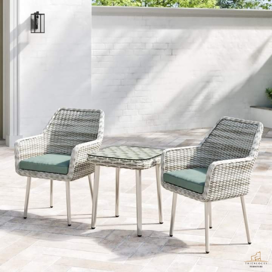 BÀN GHẾ MÂY NHỰA MGN06
