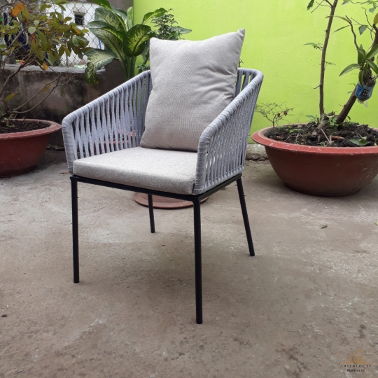 GHẾ CAFE ĐAN DÂY DÙ MSP: 08