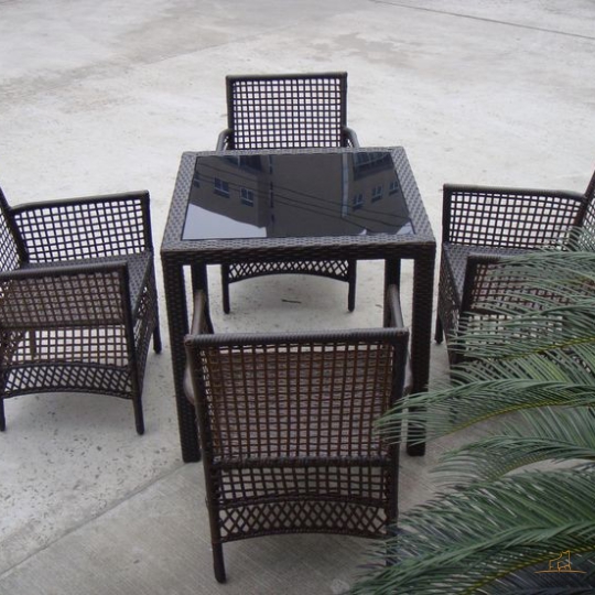 BÀN GHẾ MÂY NHỰA MGN18