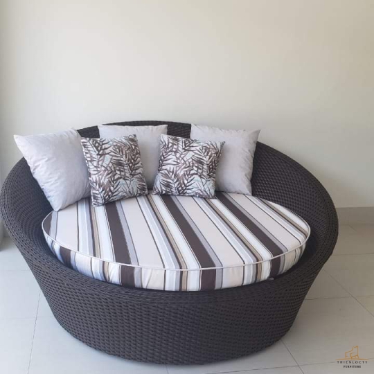 GIƯỜNG TRÒN ĐAN GIẢ MÂY 01