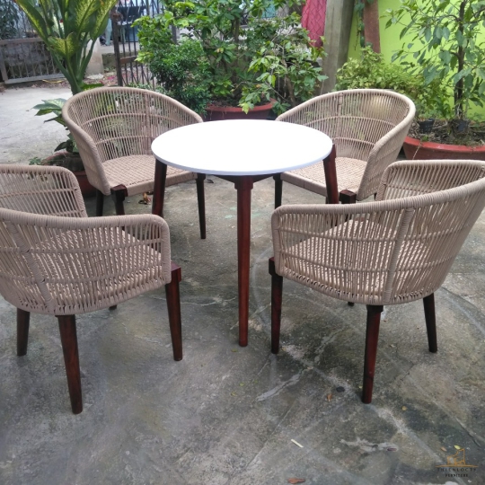 BÀN GHẾ MÂY NHỰA MGN10