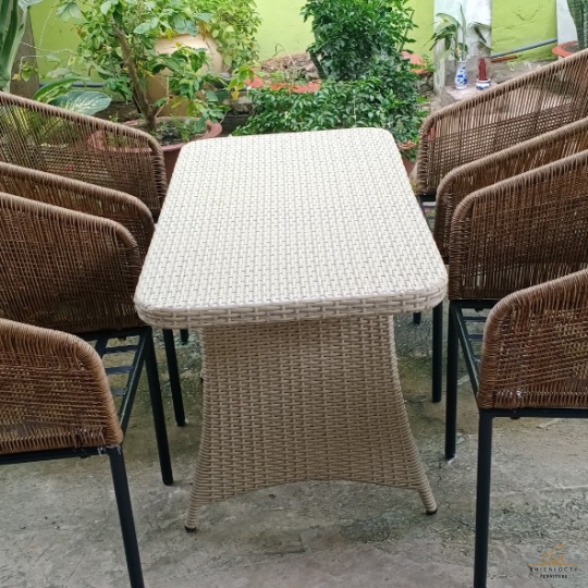 BÀN GHẾ MÂY NHỰA MGN09