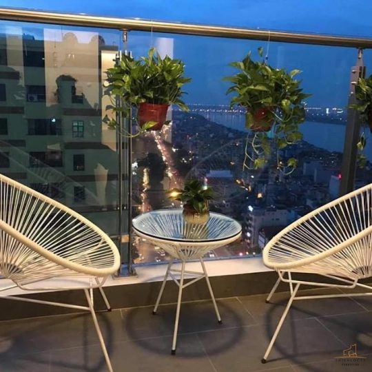BÀN GHẾ MÂY NHỰA MGN03