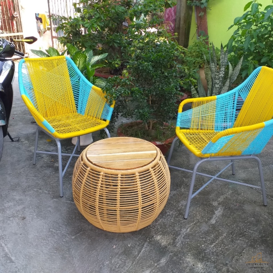 BÀN GHẾ MÂY NHỰA MGN01
