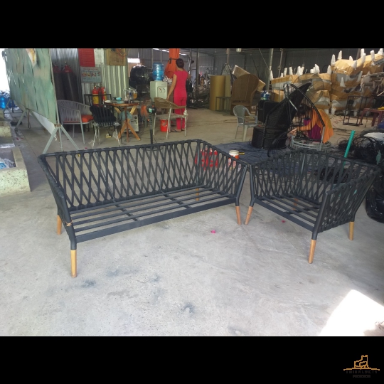 BÀN GHẾ SOFA NGOÀI TRỜI GIẢ MÂY 04