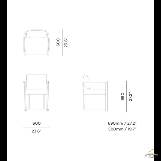 Ghế sofa giả mây Dining