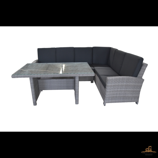 Sofa mây nhựa ngoài trời giả mây  01