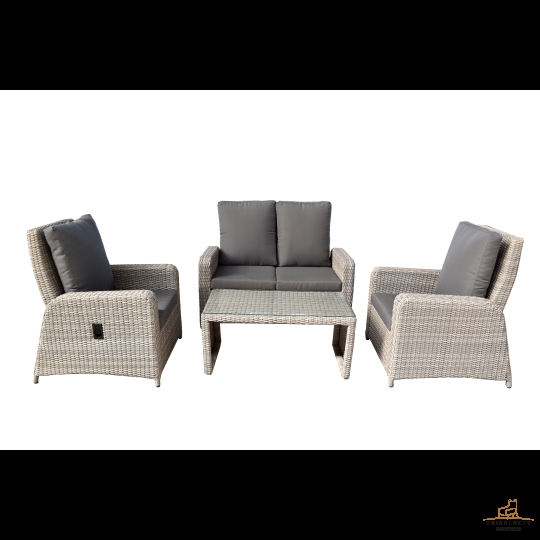 Sofa mây nhựa ngoài trời giả mây  01