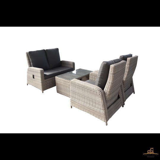 Sofa mây nhựa ngoài trời giả mây  01