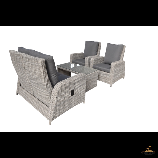 Sofa mây nhựa ngoài trời giả mây  01
