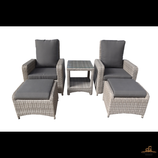 Sofa mây nhựa ngoài trời giả mây  01