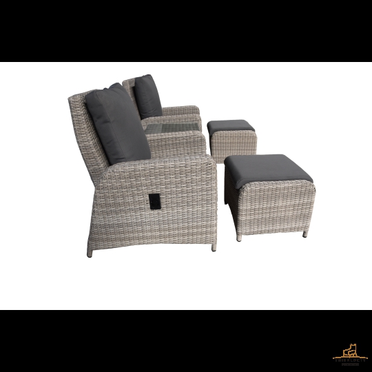 Sofa mây nhựa ngoài trời giả mây  01