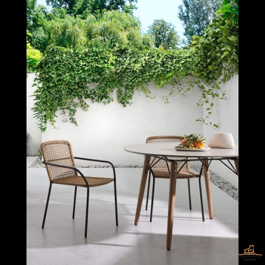 GHẾ CAFE ĐAN DÂY DÙ XÁM MSP:35