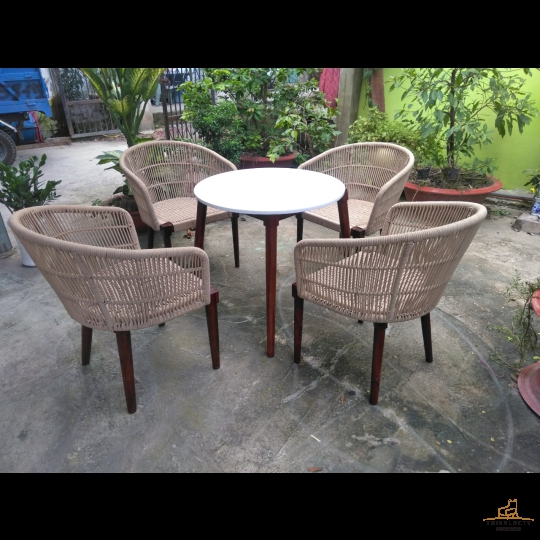 BÀN GHẾ MÂY NHỰA MGN10