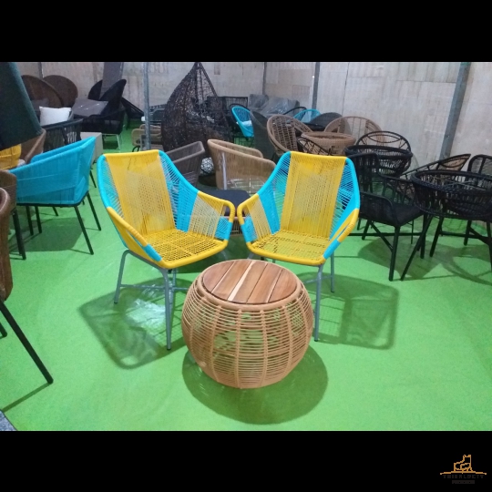 BÀN GHẾ MÂY NHỰA MGN01