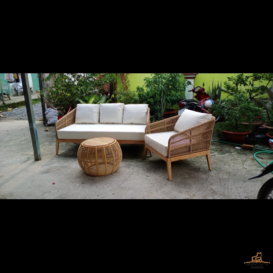 BÀN GHẾ SOFA NGOÀI TRỜI GIẢ MÂY 17