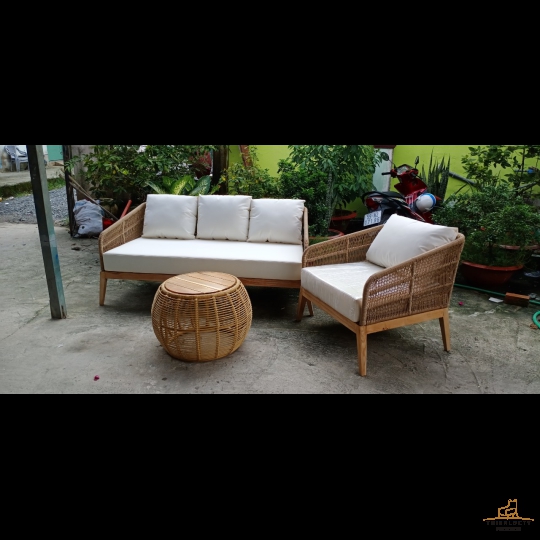 BÀN GHẾ SOFA NGOÀI TRỜI GIẢ MÂY 17