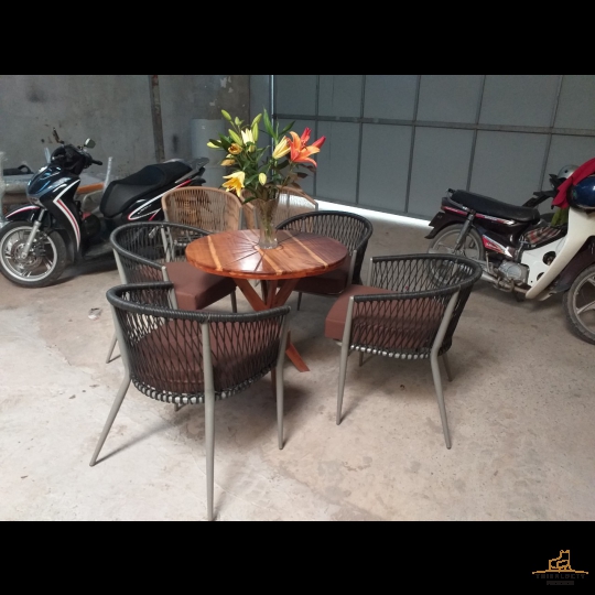 BÀN GHẾ MÂY NHỰA MGN27