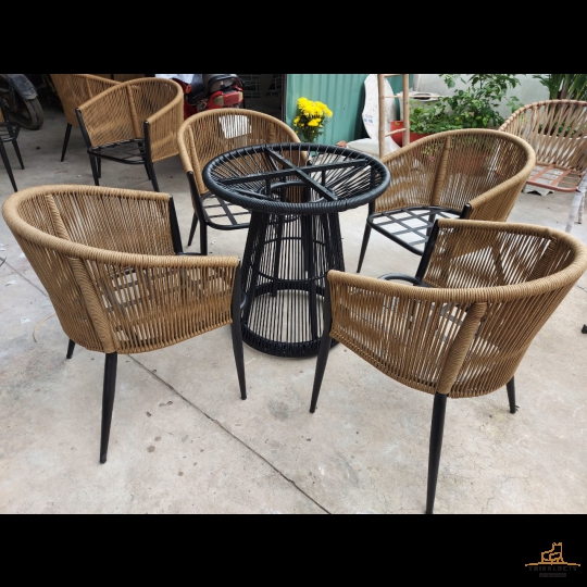 BỘ BÀN GHẾ CAFE SÂN VƯỜN CAO CẤP CHUYÊN DÙNG NGOÀI TRỜI