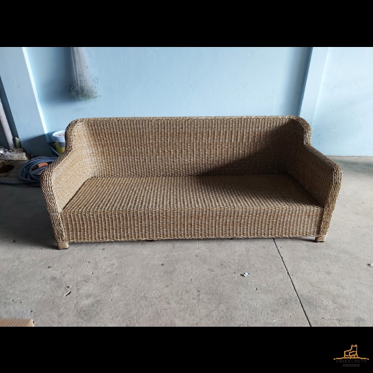 BỘ BÀN GHẾ SOFA  ĐAN SỢI NHỰA GIẢ MÂY CAO CẤP CHUYÊN DÙNG NGOÀI TRỜI MSP:14